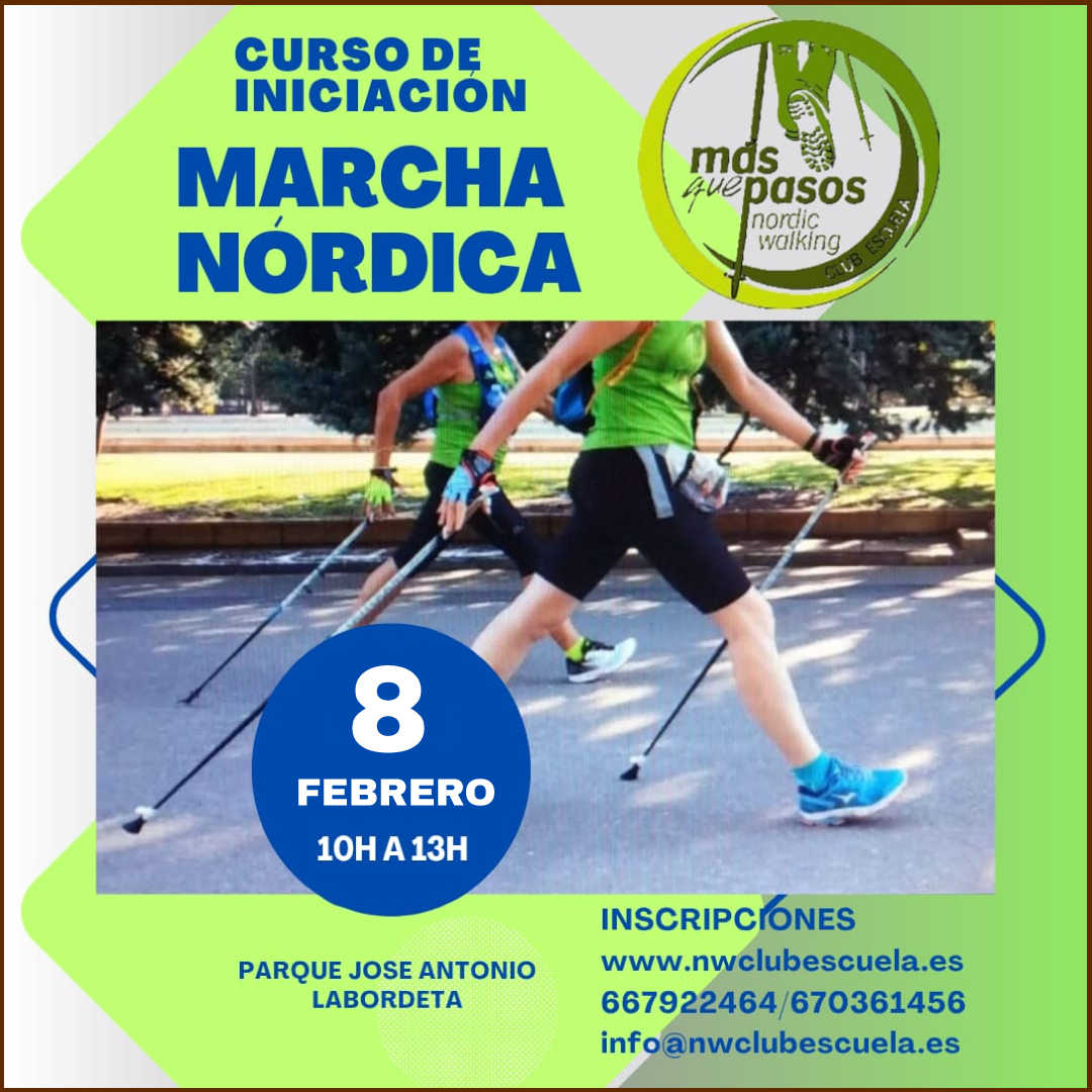 CURSO DE INICIACIÓN A LA MARCHA NÓRDICA 8/02/26