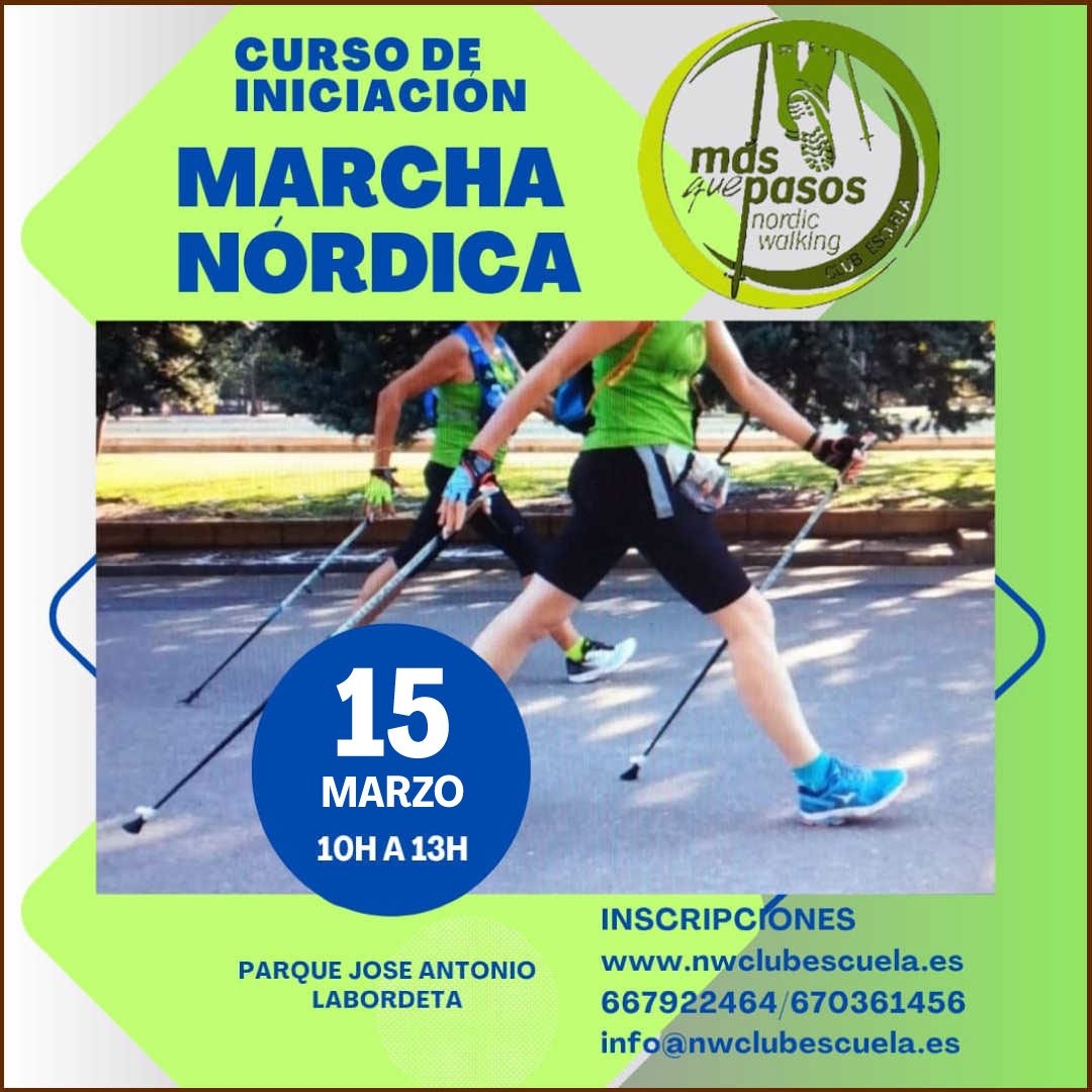 CURSO DE INICIACIÓN A LA MARCHA NÓRDICA 15/03/26